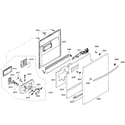 Bosch SHX57C05UC/47 door diagram