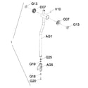 AFG 5.3AE handlebar set-l diagram
