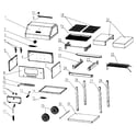 Kenmore 14647208610 gas grill diagram