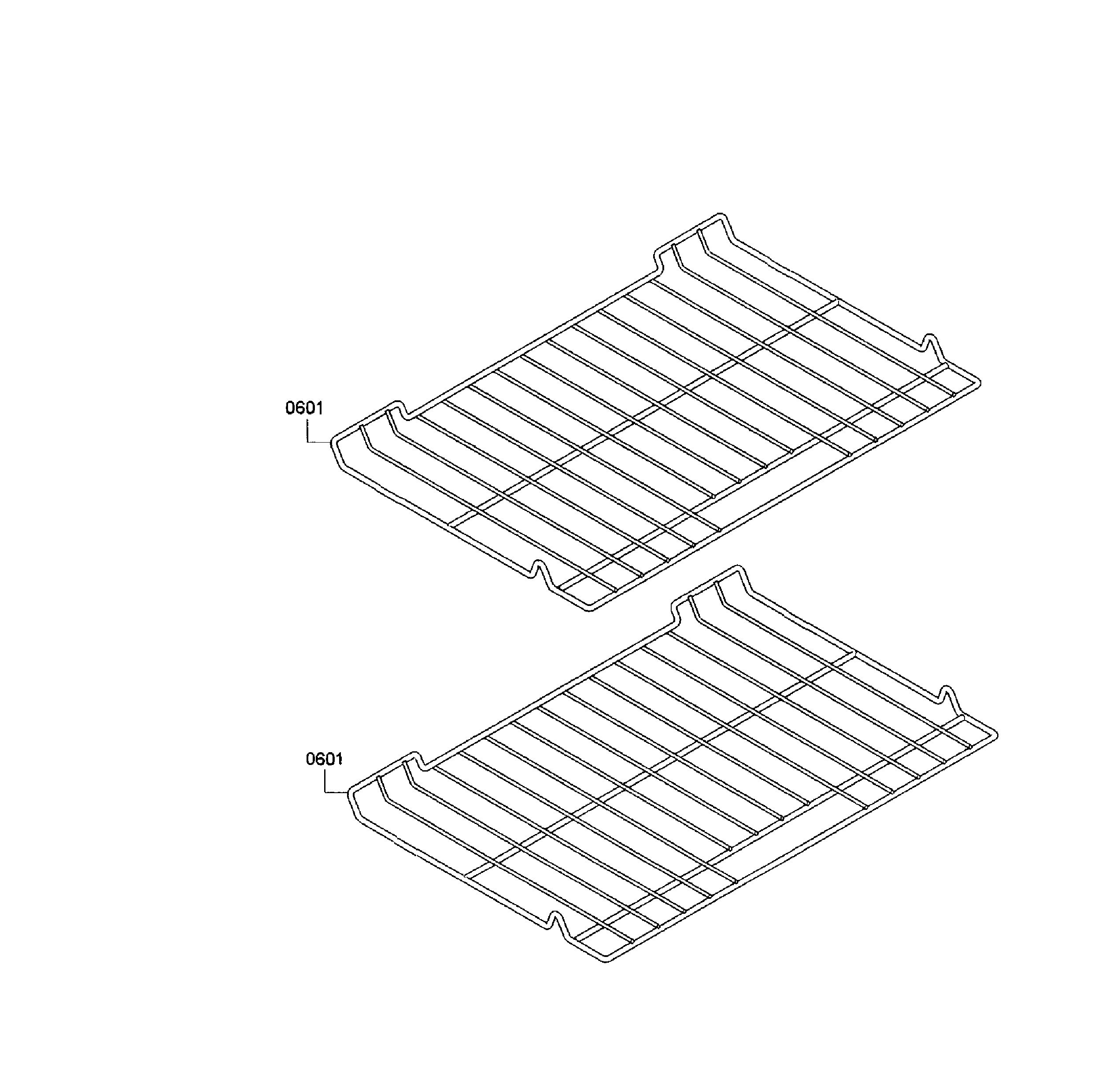 Bosch HBL5351UC/02 shelfs diagram
