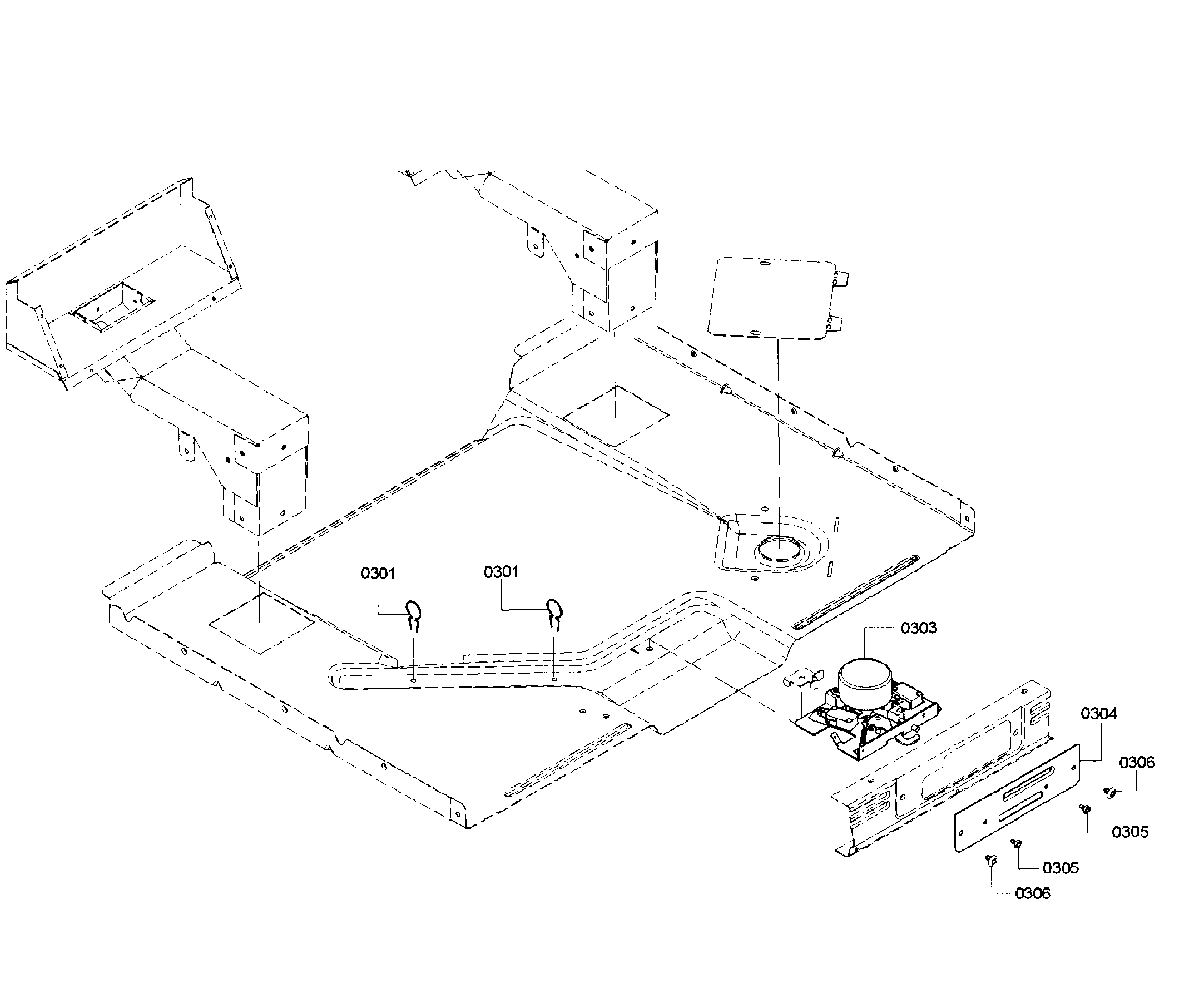 Bosch HGI8054UC/02 door lock diagram