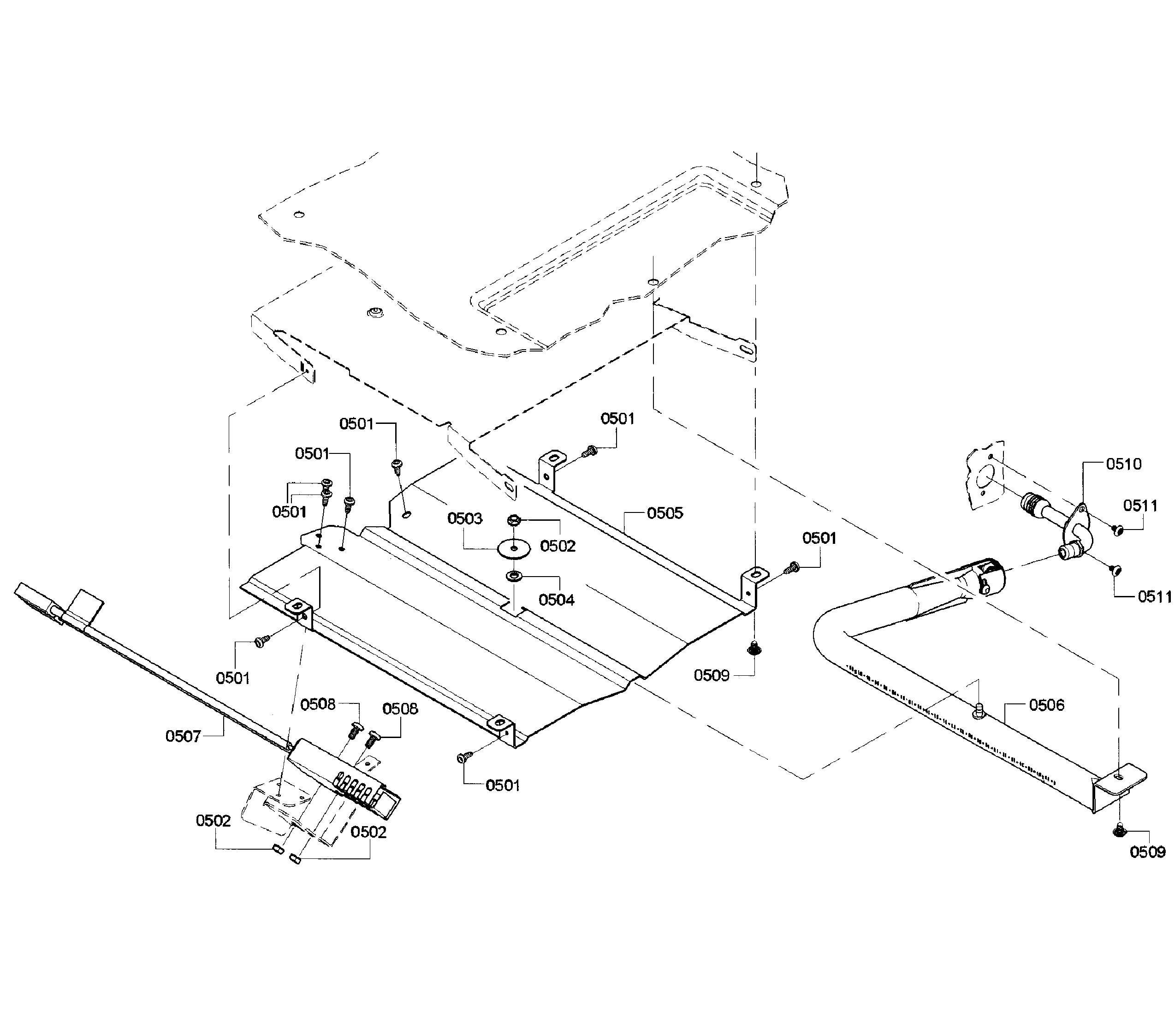 Bosch HGI8054UC/02 bake burner diagram
