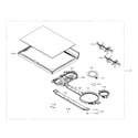 Samsung NE59J7750WS/AA-02 cooktop section diagram