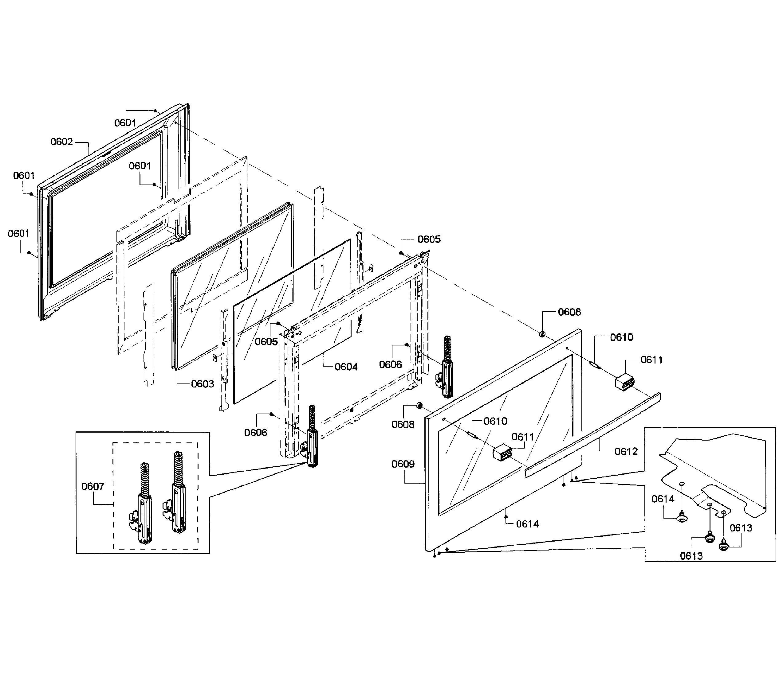 Bosch HEI8054U/02 door diagram