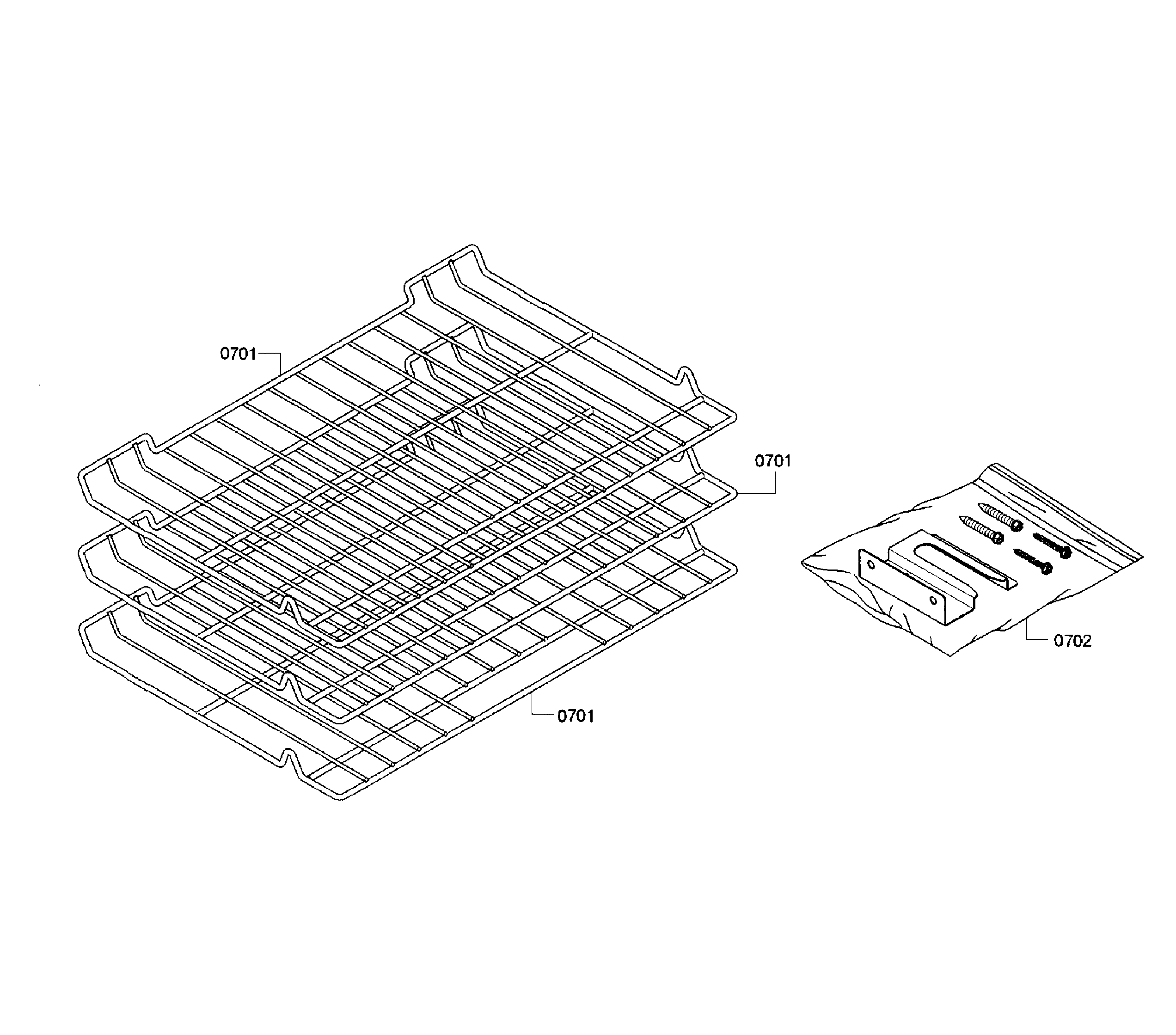 Bosch HEI8054U/02 rack diagram