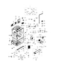 Samsung RF28HDEDBSR/AA-04 cabinet diagram