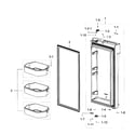 Samsung RF23J9011SR/AA-06 fridge door r diagram