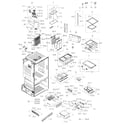 Samsung RF263BEAEBC/AA-03 fridge diagram