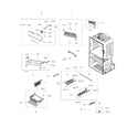 Samsung RF28HMELBSR/AA-06 freezer diagram