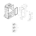 Samsung RF28HMELBSR/AA-06 fridge door r diagram