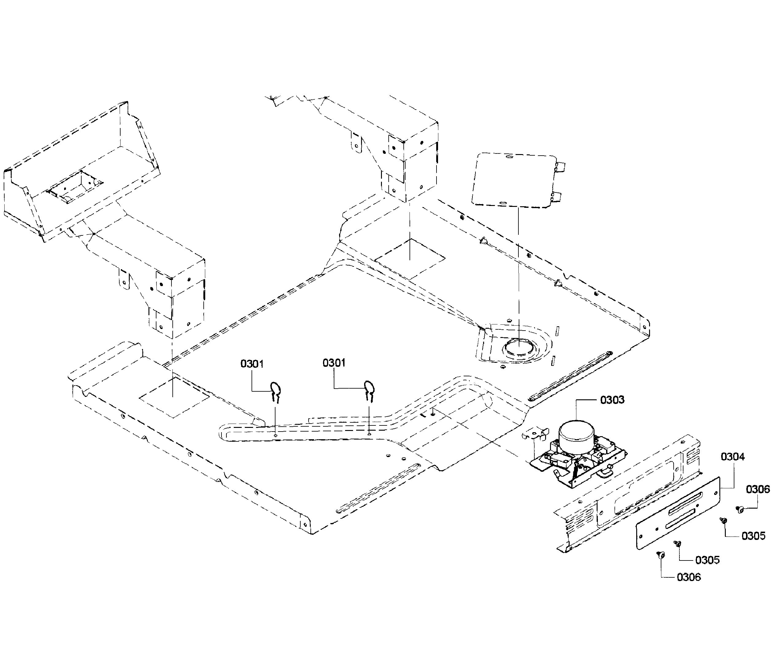 Bosch HGIP054UC/01 latch asy diagram