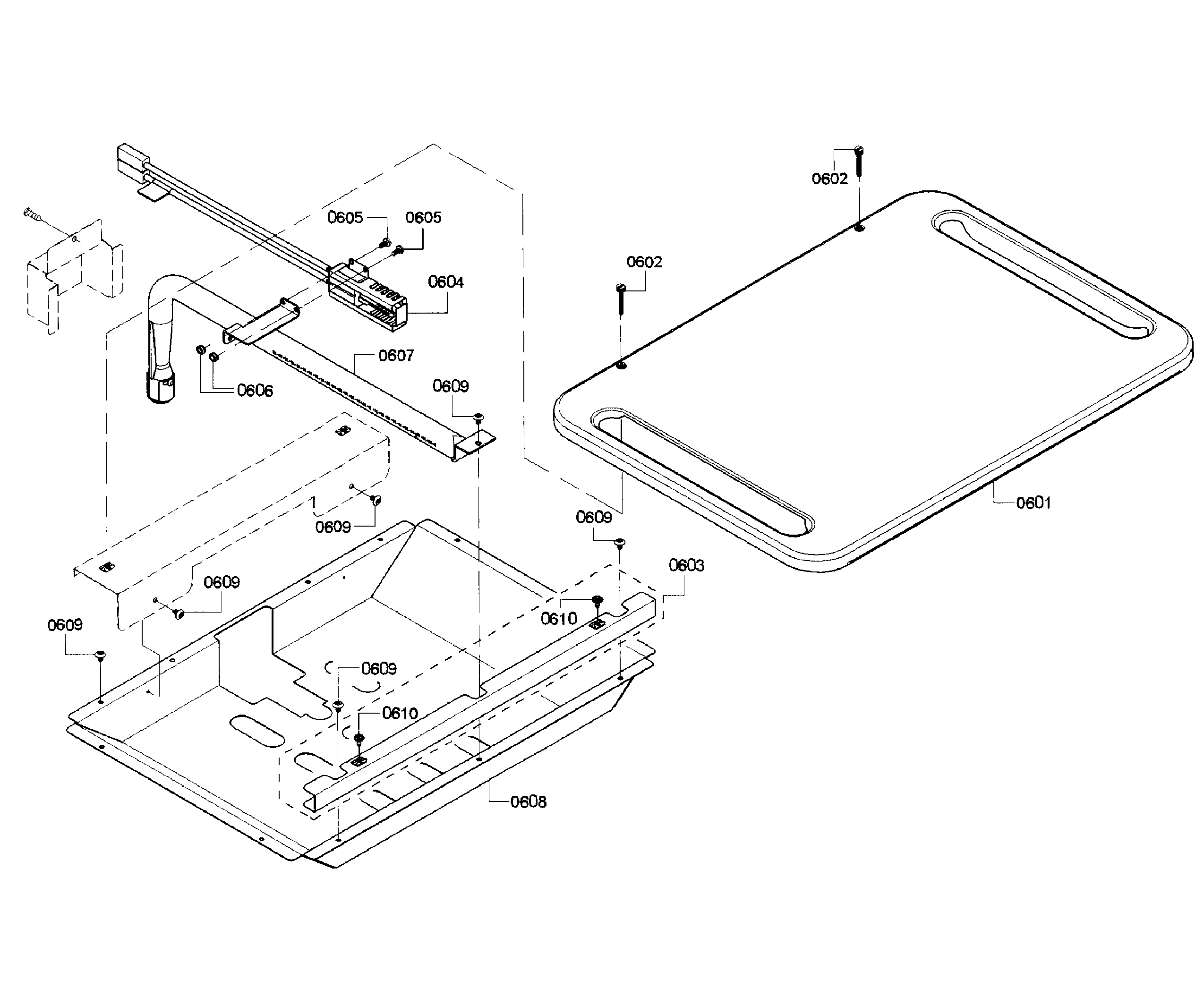 Bosch HGIP054UC/01 burner asy diagram