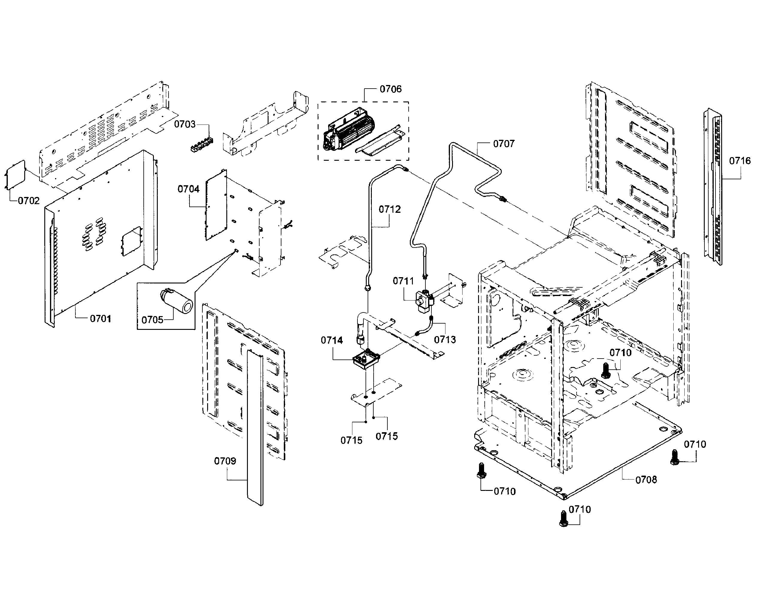 Bosch HGIP054UC/05 frame diagram