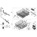 Bosch SHE4AP06UC/06 baskets section diagram