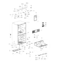 Samsung RF28K9070SG/AA-00 cabinet diagram