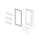 Samsung RF28K9070SG/AA-00 freezer door r diagram