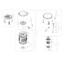 Samsung WA50K8600AW/A2-00 tub parts diagram