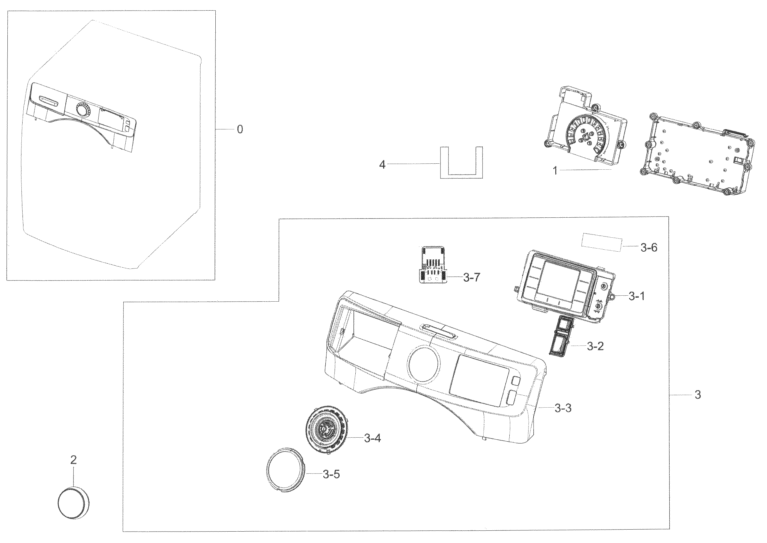 Samsung WF45K6500AW/A2-00 control panel diagram