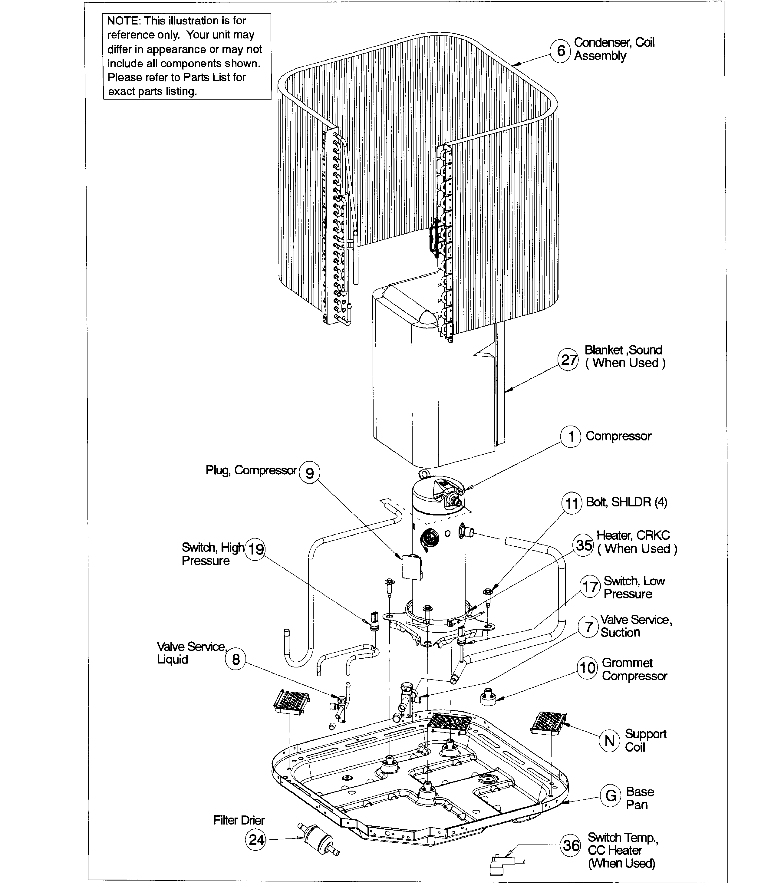 ICP N4A342AKB200 main asy 1 diagram