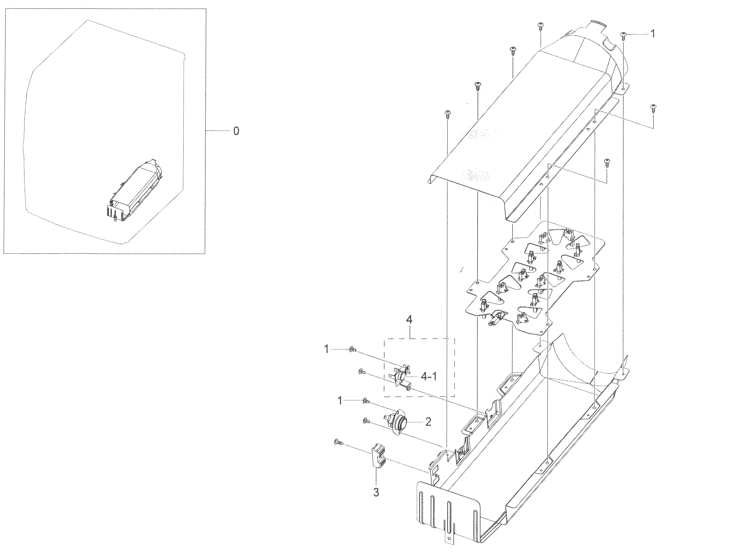 Samsung DV45K6200EZ/A3-00 duct heater diagram