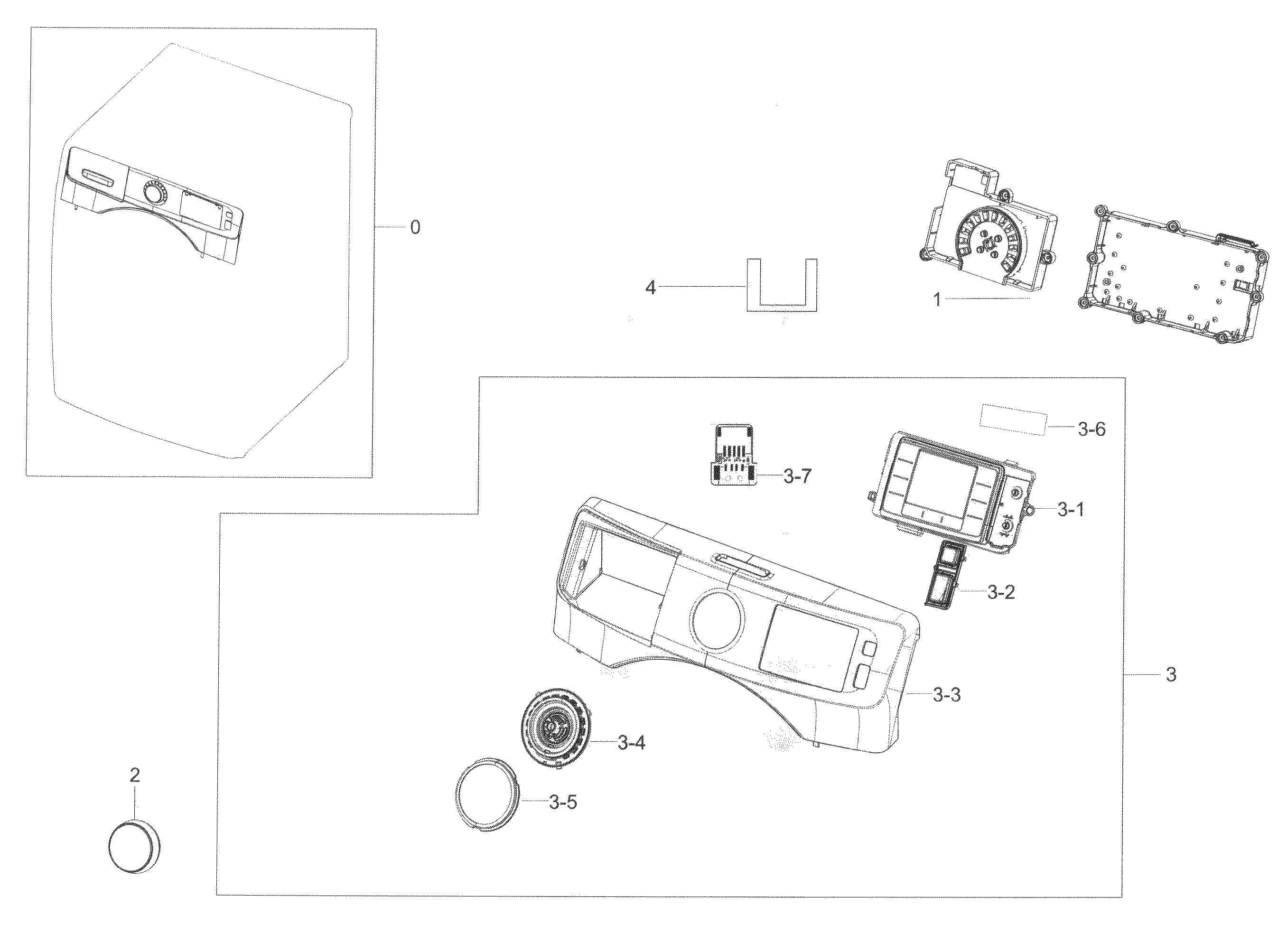 Samsung WF45K6200AW/A2-00 control panel diagram
