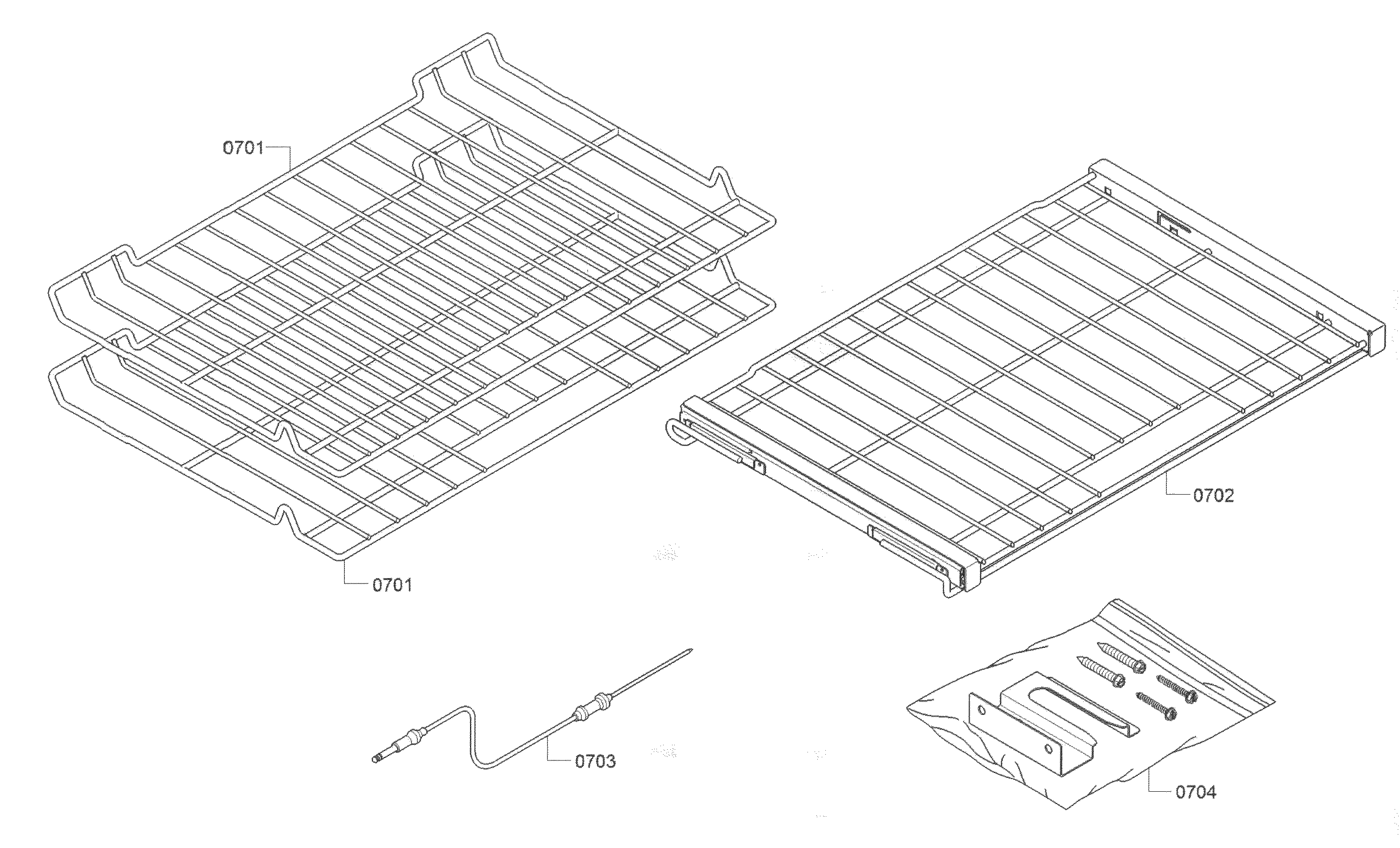 Bosch HEI8054U/04 rack diagram