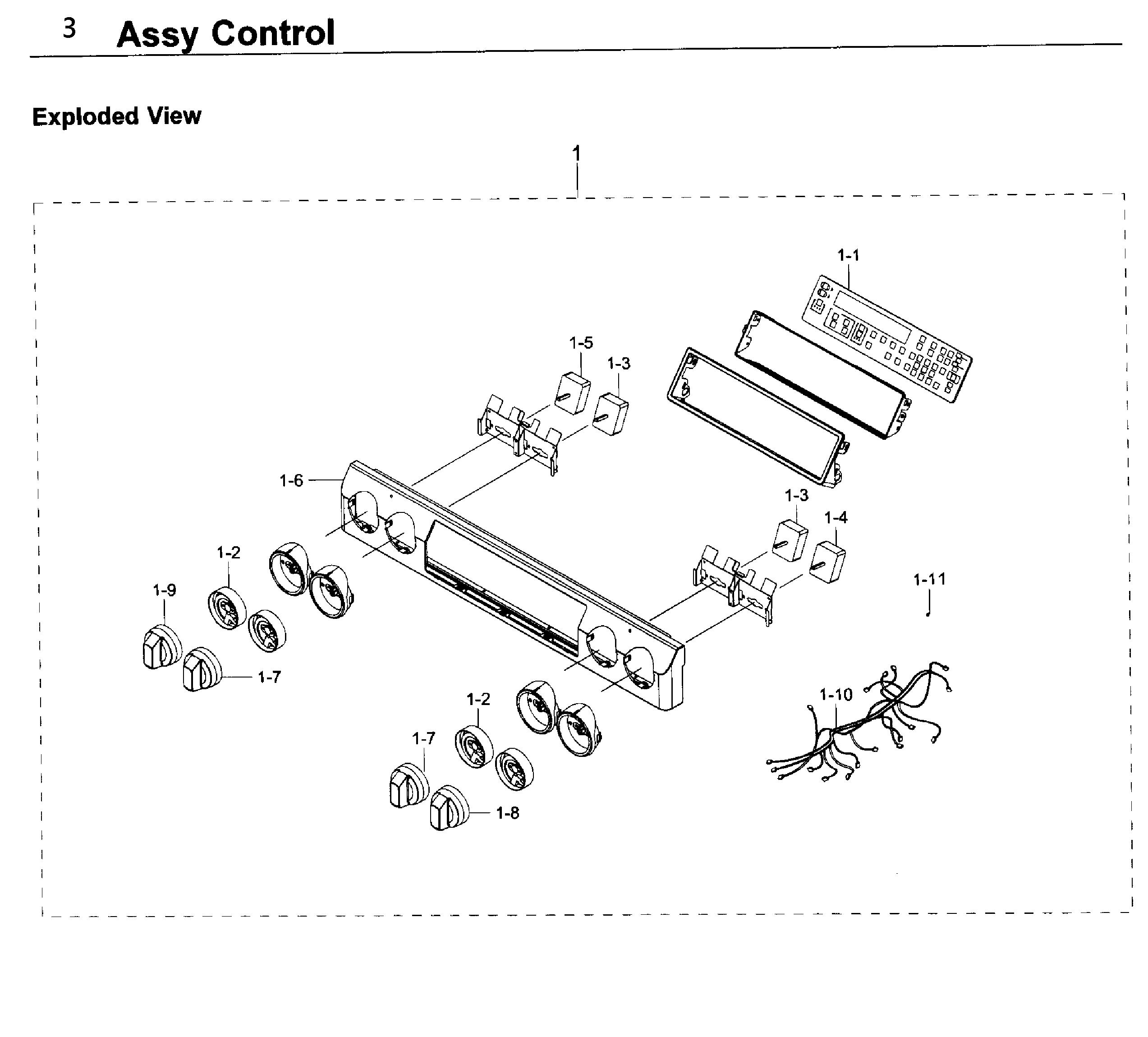 Samsung NE58K9850WS/AA-00 control diagram