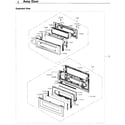 Samsung NX58K7850SS/AA-00 door diagram