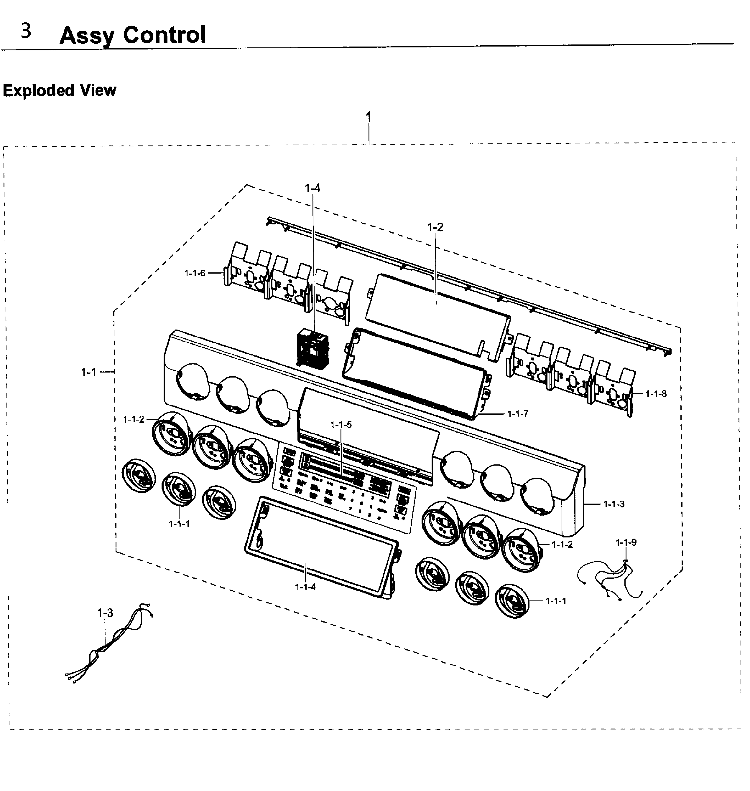 Samsung NX58K9850SS/AA-00 control diagram