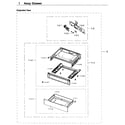 Samsung NX58K3310SW/AA-00 drawer diagram