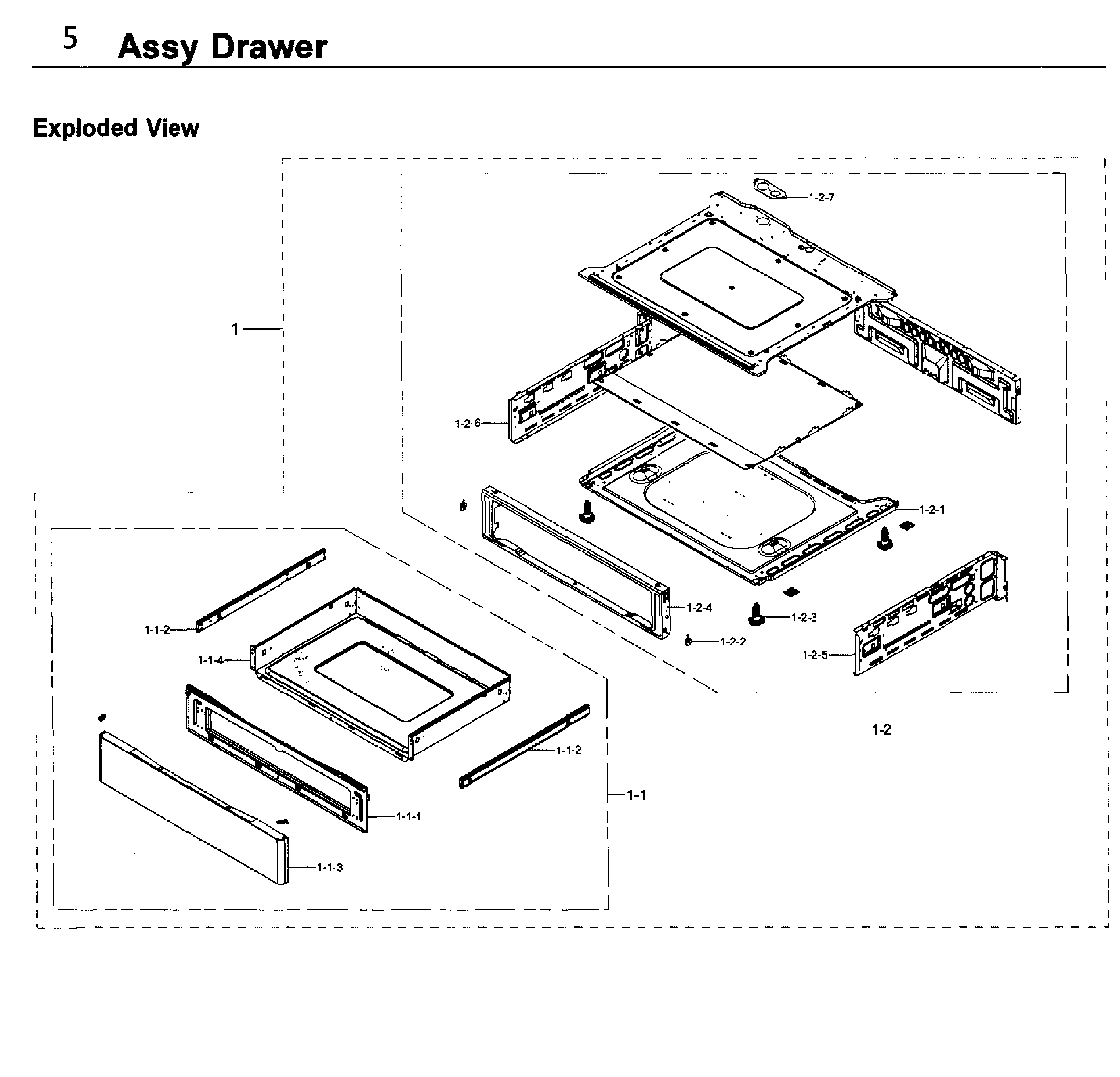 Samsung NE58K9430SS/AA-00 cooktop diagram