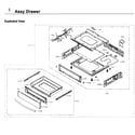 Samsung NE58K9560WS/AA-00 drawer diagram