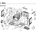 Samsung NX58J7750SG/AA-00 main asy diagram