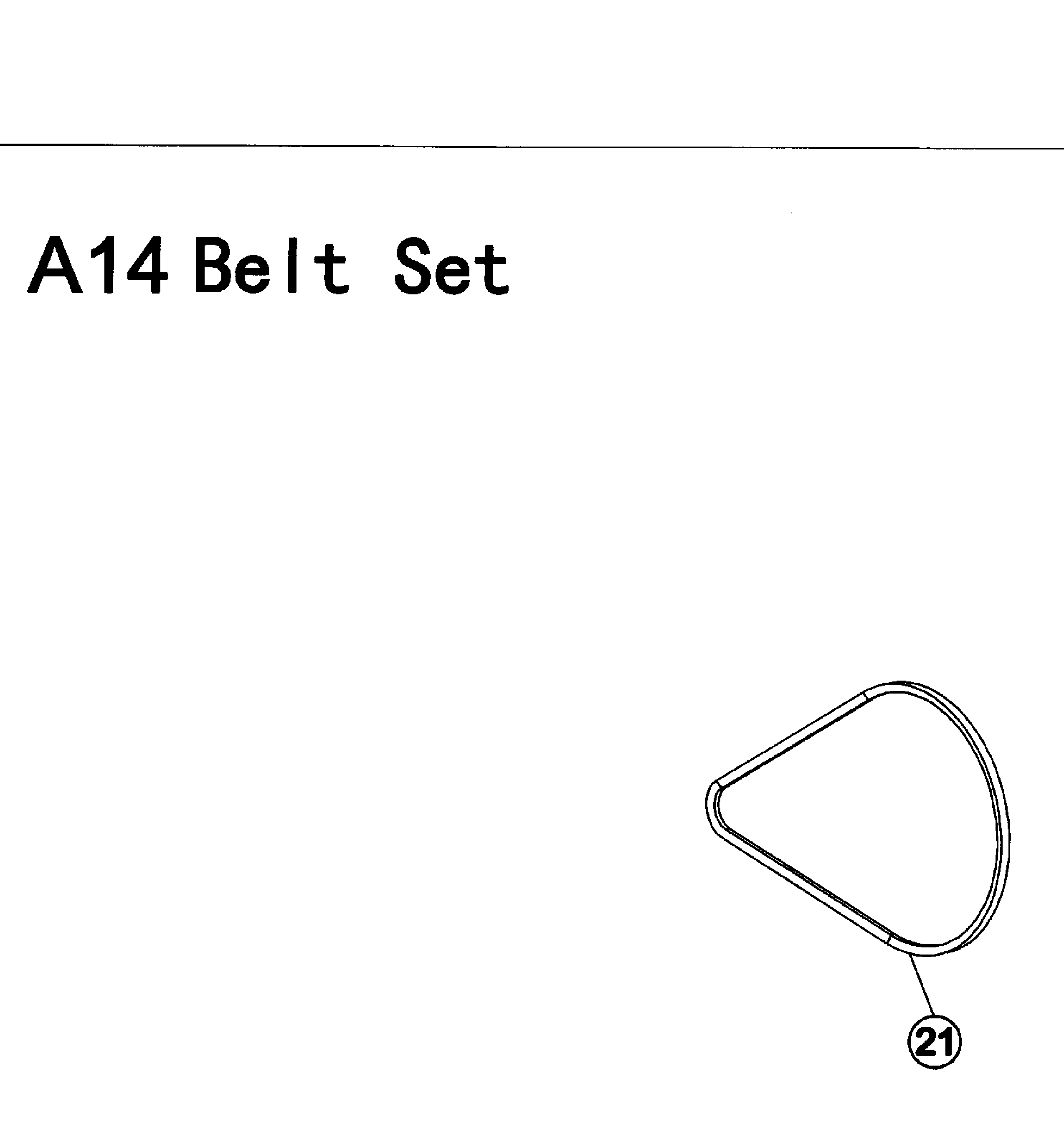 AFG 7.3AU belt set diagram
