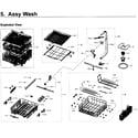Samsung DW80K7050UG/AA-00 wash asy diagram
