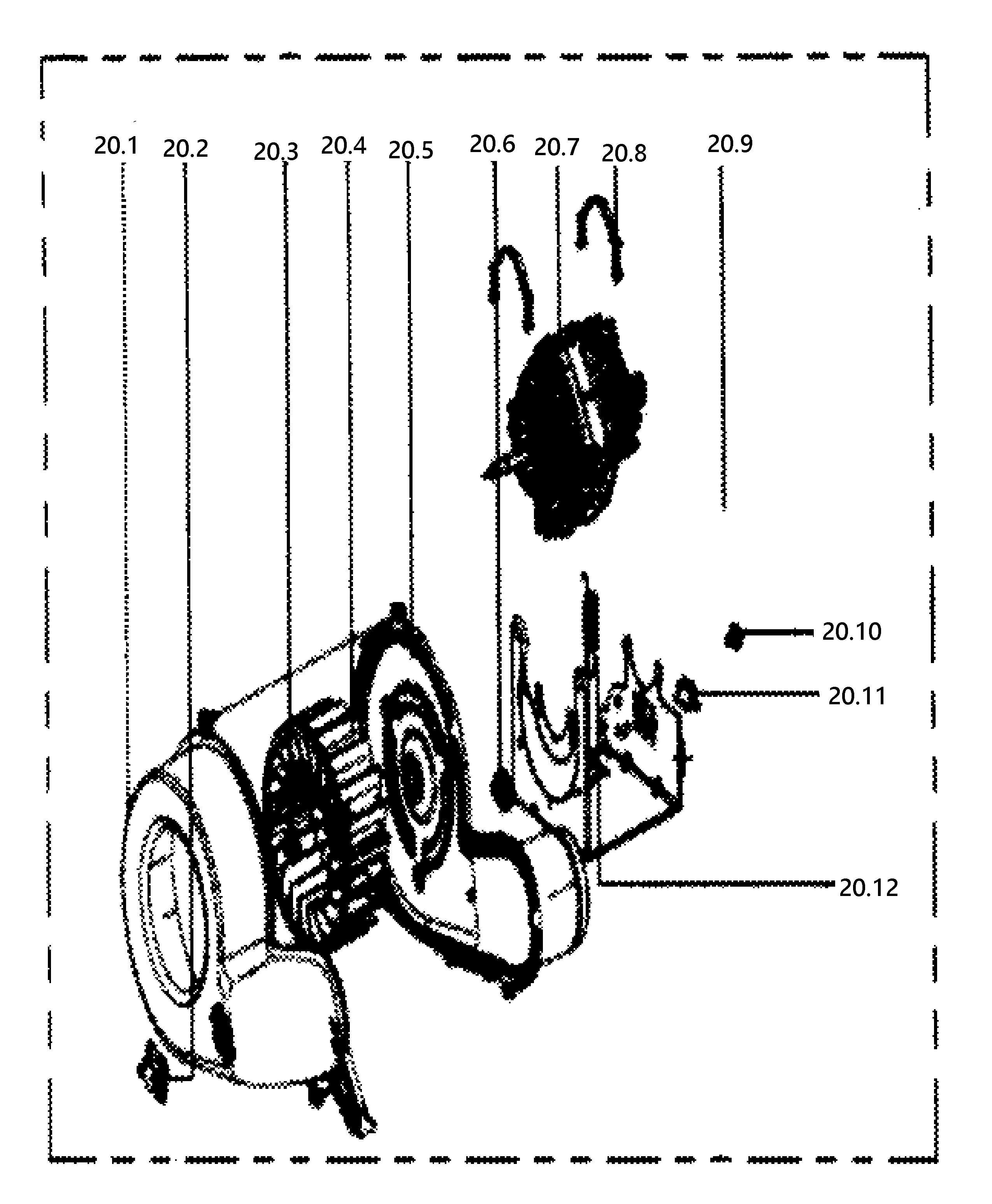 Haier HLTD600AGW blower diagram
