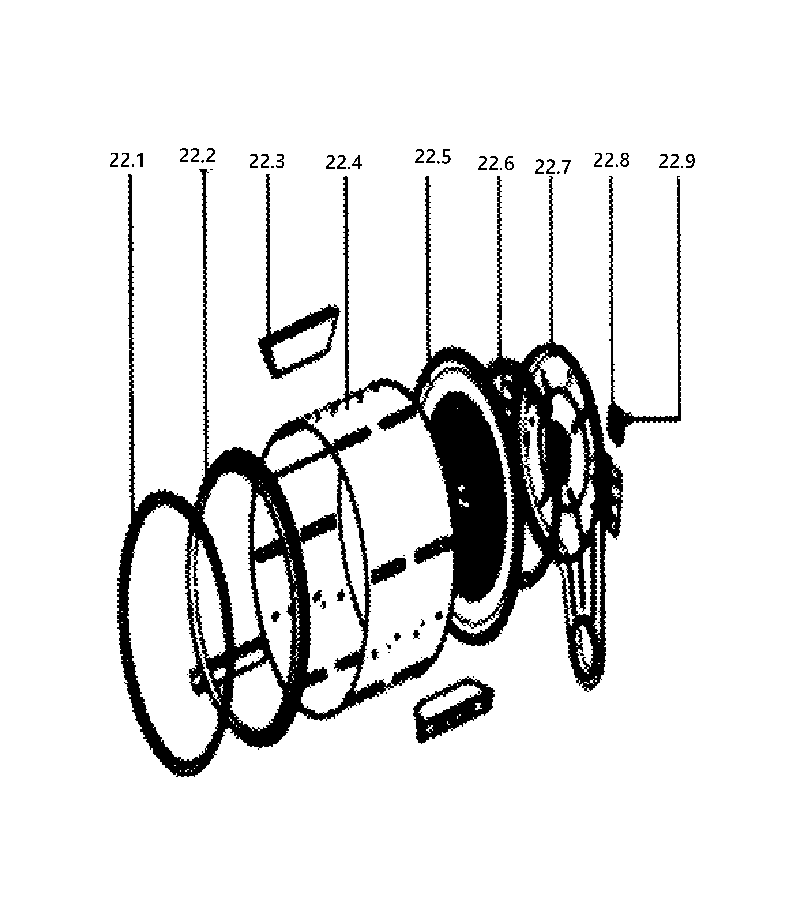 Haier HLTD600AGW drum diagram