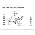 AFG 7.3AR seat post adjustment diagram