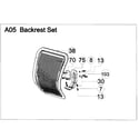 AFG 7.3AR backrest set diagram