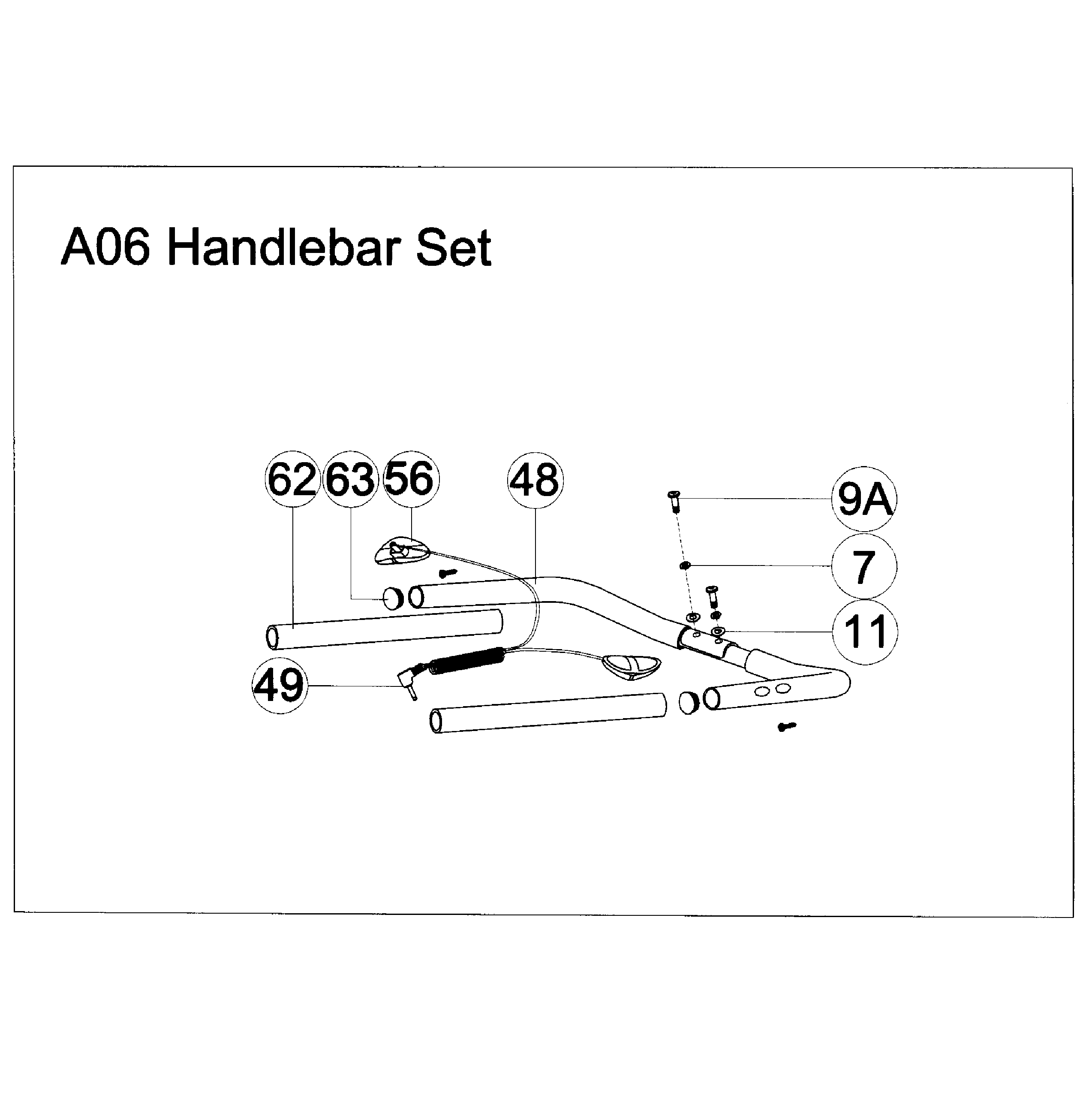 AFG 7.3AR handlebar diagram