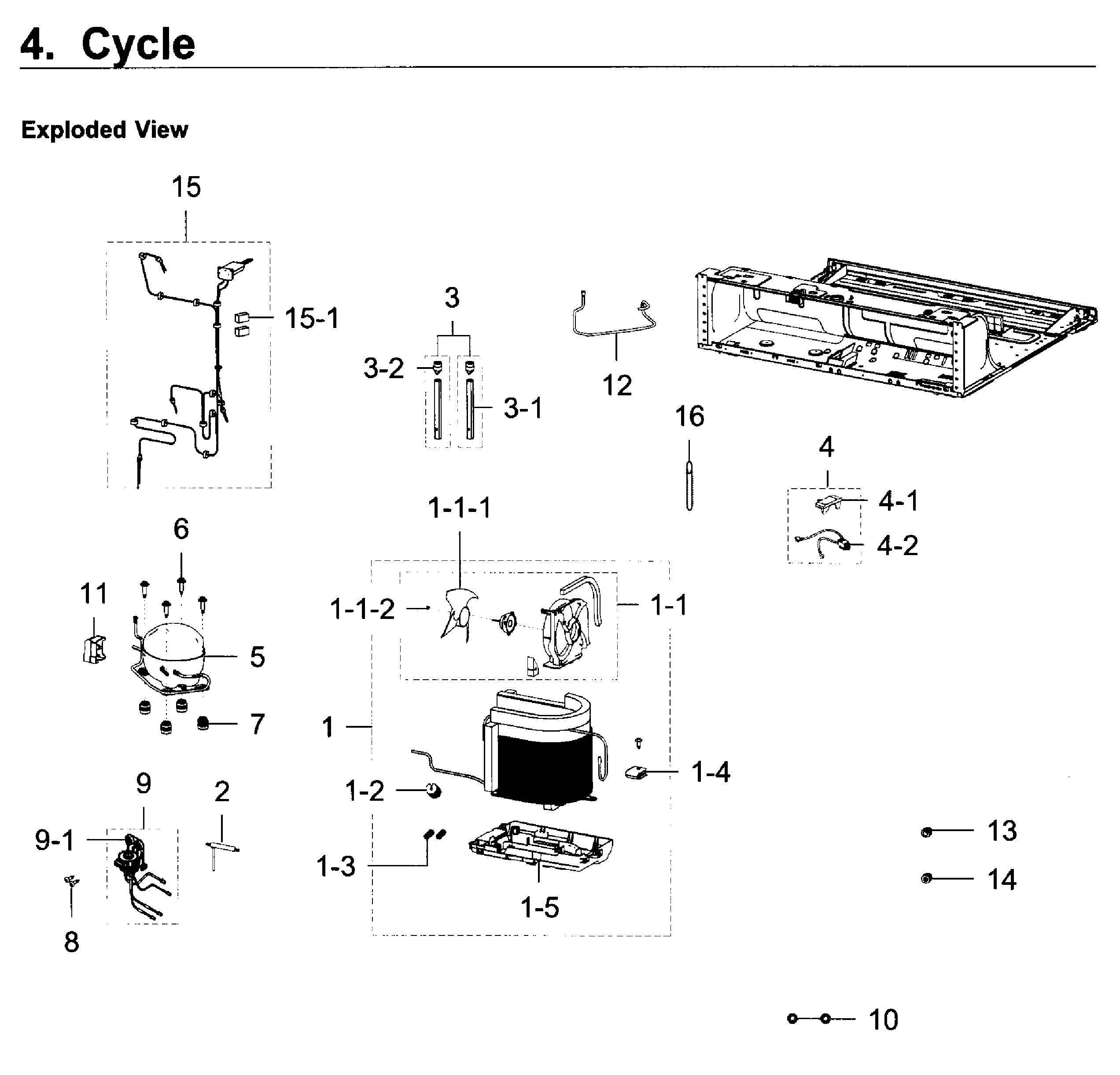 Samsung RF22K9381SG/AA-00 cycle diagram