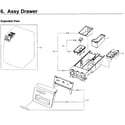 Samsung WF350ANP/XAA-03 drawer diagram