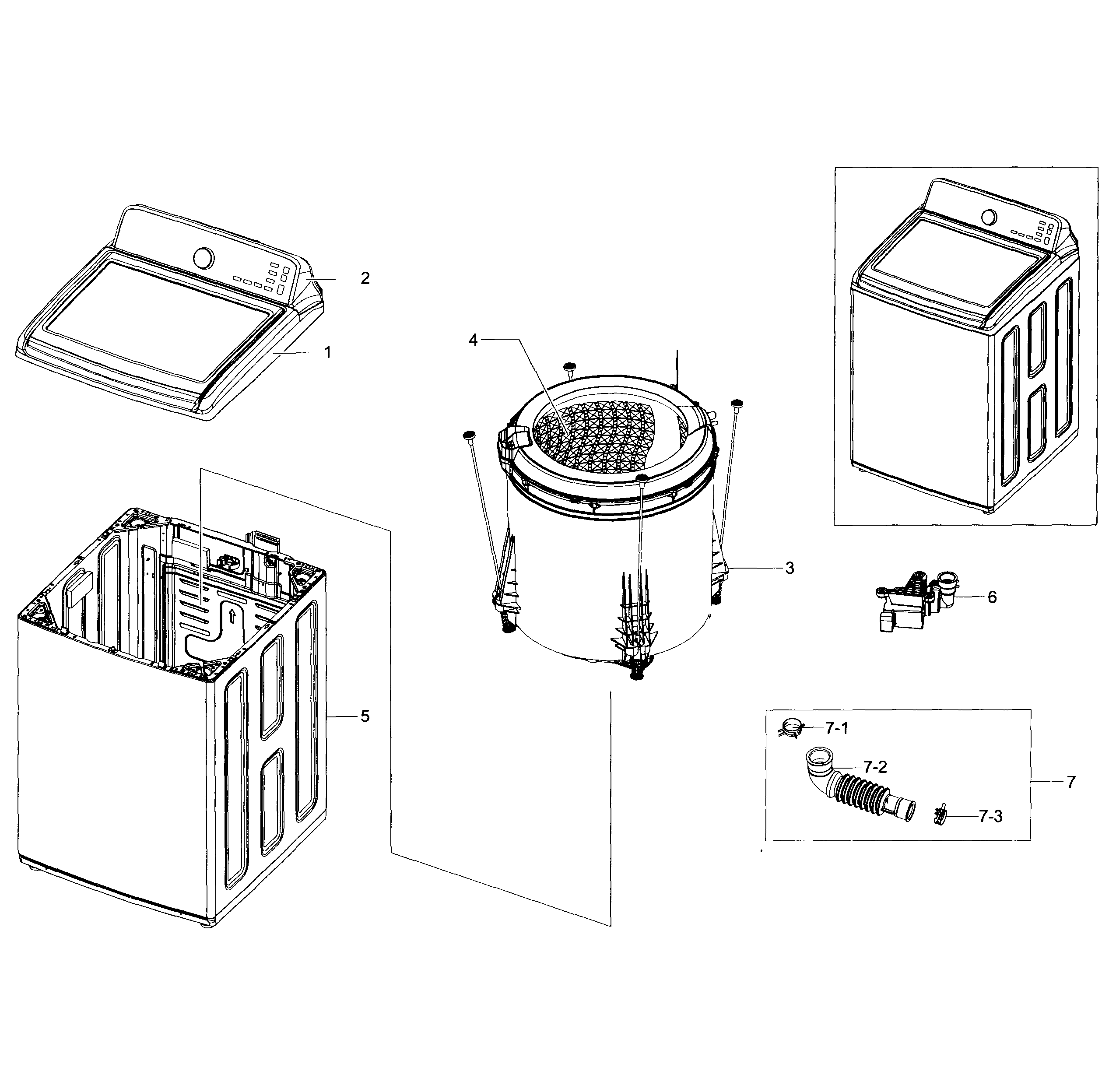 Samsung WA45H7200AW/A2-02 main diagram