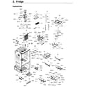 Samsung RF23HCEDBSR/AA-13 fridge diagram