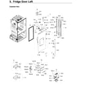 Samsung RF23HCEDBSR/AA-13 fridge door l diagram