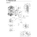 Samsung RF26J7500BC/AA-01 fridge door l diagram