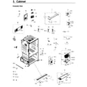 Samsung RF26J7500BC/AA-02 cabinet diagram