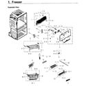Samsung RF4267HARS/XAA-03 freezer diagram