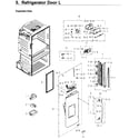 Samsung RF4267HARS/XAA-03 fridge door l diagram