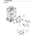Samsung RF263BEAEWW/AA-00 freezer door diagram
